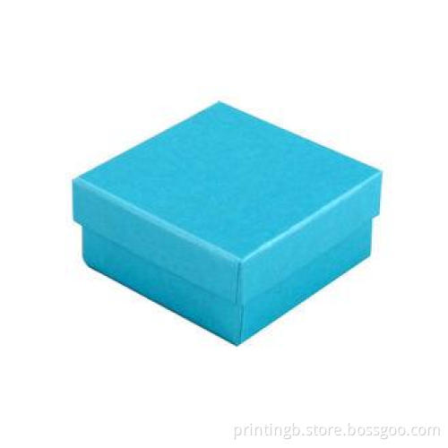 Blue Small Recycled Cardboard Gift Boxes , Matt Lamination